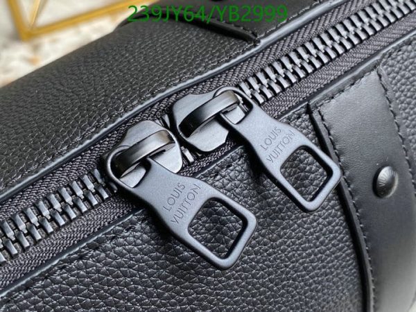 Louis Vuitton 1:1 Mirror Replica City Keepall Noir Calf Leather  YB29997654378