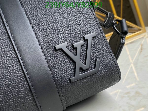 Louis Vuitton 1:1 Mirror Replica City Keepall Noir Calf Leather  YB29997654378