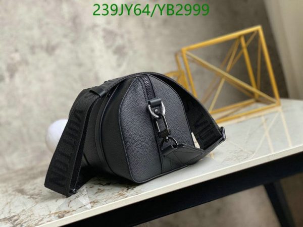 Louis Vuitton 1:1 Mirror Replica City Keepall Noir Calf Leather  YB29997654378