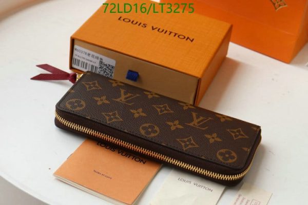 Louis Vuitton 1:1 Mirror Replica Clemence Wallet LT32755632149