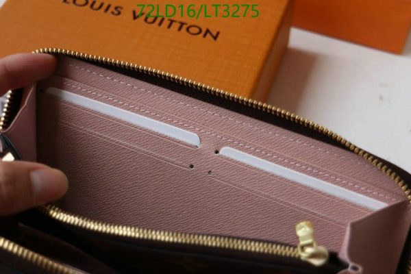 Louis Vuitton 1:1 Mirror Replica Clemence Wallet LT32755632149