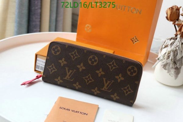 Louis Vuitton 1:1 Mirror Replica Clemence Wallet LT32755632149