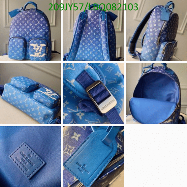 Louis Vuitton 1:1 Mirror Replica Cloud Multipocket backpack LBQ0821031257