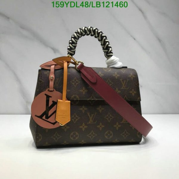 Louis Vuitton 1:1 Mirror Replica Cluny Top Handle Bag Monogram Canvas LB12146031245