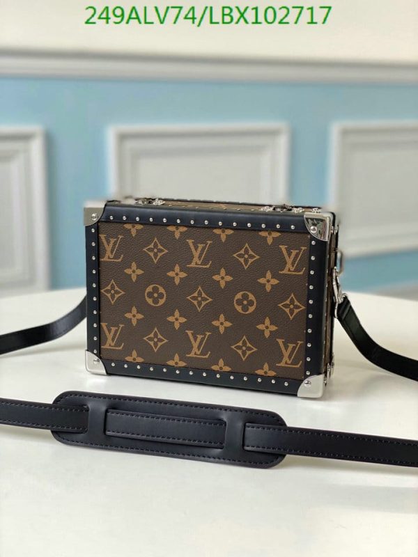 Louis Vuitton 1:1 Mirror Replica  Clutch Trunk Wallet Strap Box LBX1027175624