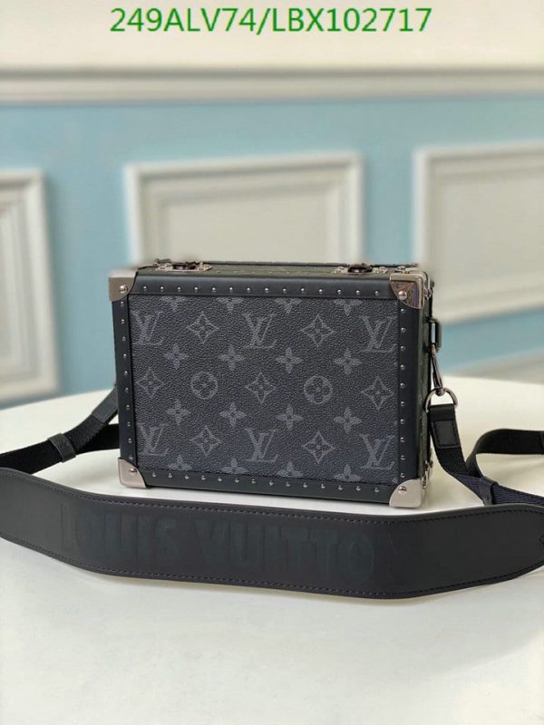 Louis Vuitton 1:1 Mirror Replica  Clutch Trunk Wallet Strap Box LBX1027175624