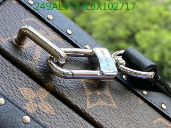 Louis Vuitton 1:1 Mirror Replica  Clutch Trunk Wallet Strap Box LBX1027175624