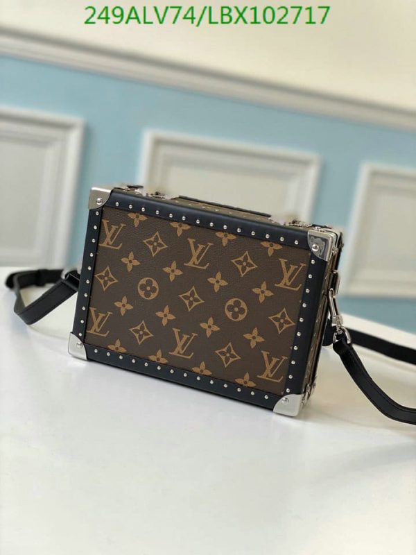 Louis Vuitton 1:1 Mirror Replica  Clutch Trunk Wallet Strap Box LBX1027175624