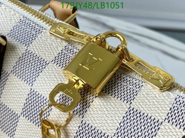 Louis Vuitton 1:1 Mirror Replica Coated Azur Canvas Shoulder Bag LB10513126578