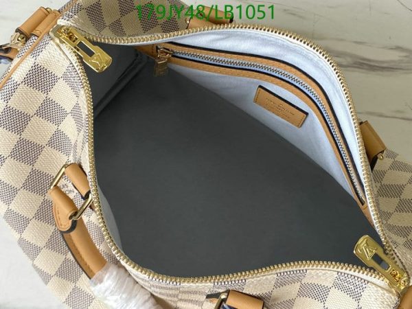 Louis Vuitton 1:1 Mirror Replica Coated Azur Canvas Shoulder Bag LB10513126578