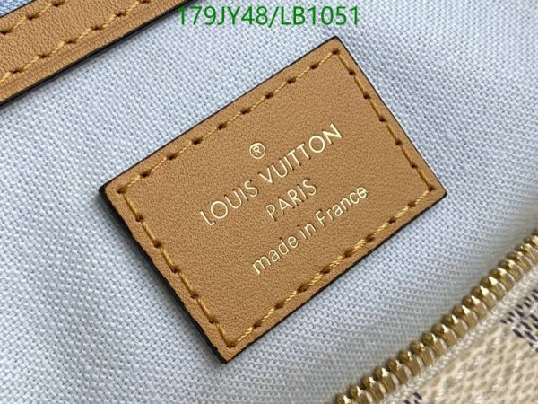 Louis Vuitton 1:1 Mirror Replica Coated Azur Canvas Shoulder Bag LB10513126578