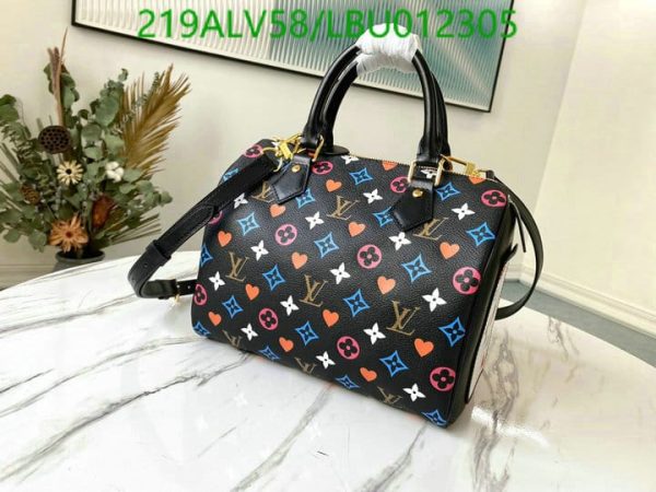 Louis Vuitton 1:1 Mirror Replica Coated Canvas Game On Speedy Bandoulière Gold Hardware LBU0123053165