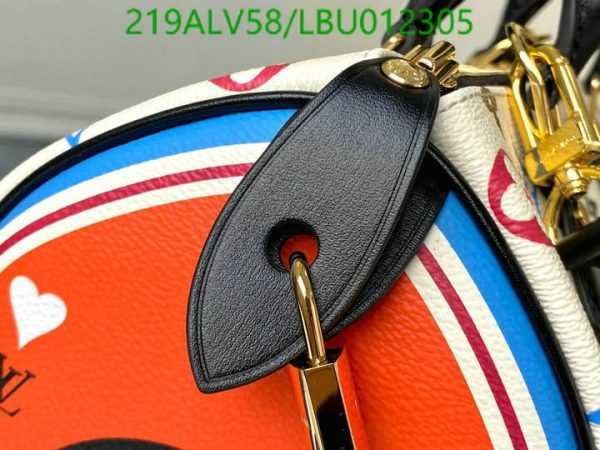 Louis Vuitton 1:1 Mirror Replica Coated Canvas Game On Speedy Bandoulière Gold Hardware LBU0123053165