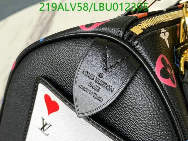 Louis Vuitton 1:1 Mirror Replica Coated Canvas Game On Speedy Bandoulière Gold Hardware LBU0123053165