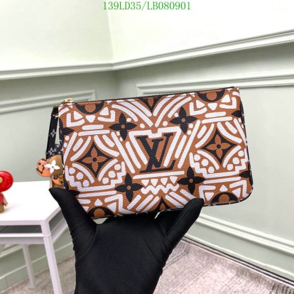 Louis Vuitton 1:1 Mirror Replica Crafty Double Zip Pochette LB08090197435