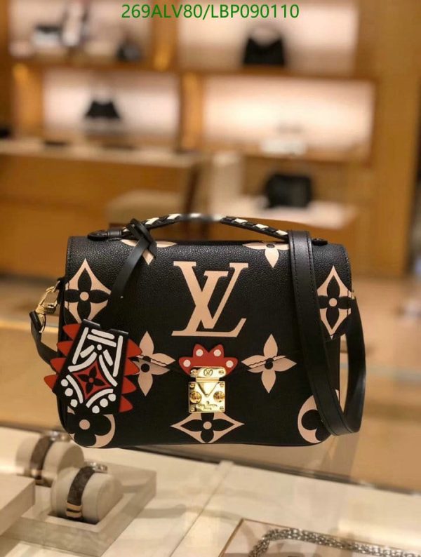 Louis Vuitton 1:1 Mirror Replica Crafty Pochette Metis Black LBP0901107854