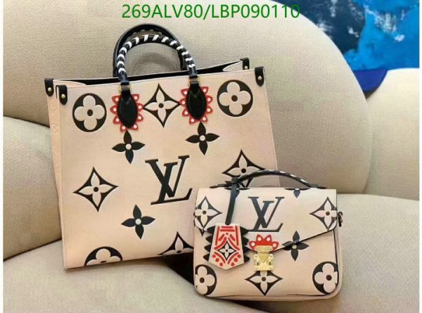 Louis Vuitton 1:1 Mirror Replica Crafty Pochette Metis Black LBP0901107854