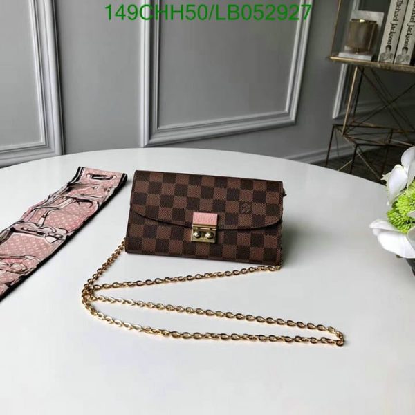 Louis Vuitton 1:1 Mirror Replica Croisette Chain Wallet Bag LB05292712368