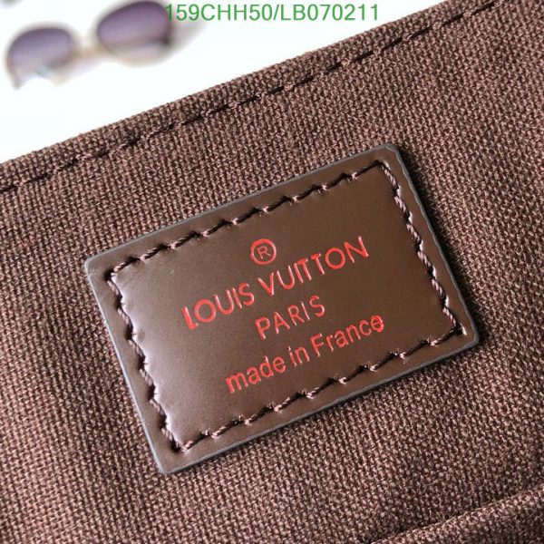 Louis Vuitton 1:1 Mirror Replica Damier Ebene Canvas District MM Bag  LB07021141235