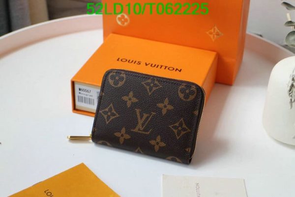 Louis Vuitton 1:1 Mirror Replica Damier Ebene Canvas Zippy Coin Purse T062225724683