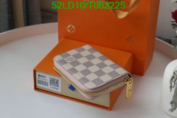 Louis Vuitton 1:1 Mirror Replica Damier Ebene Canvas Zippy Coin Purse T062225724683