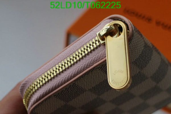 Louis Vuitton 1:1 Mirror Replica Damier Ebene Canvas Zippy Coin Purse T062225724683