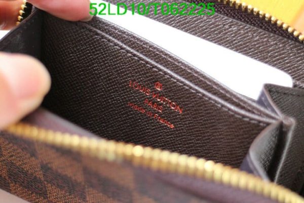 Louis Vuitton 1:1 Mirror Replica Damier Ebene Canvas Zippy Coin Purse T062225724683