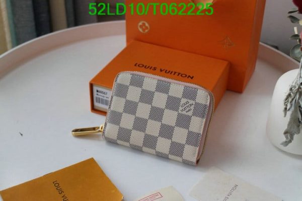 Louis Vuitton 1:1 Mirror Replica Damier Ebene Canvas Zippy Coin Purse T062225724683