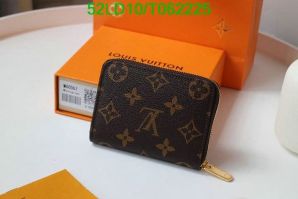 Louis Vuitton 1:1 Mirror Replica Damier Ebene Canvas Zippy Coin Purse T062225724683