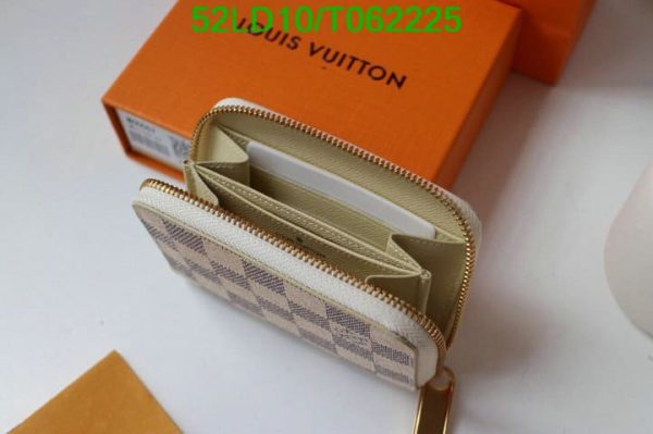 Louis Vuitton 1:1 Mirror Replica Damier Ebene Canvas Zippy Coin Purse T062225724683