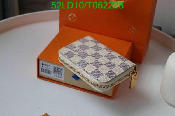 Louis Vuitton 1:1 Mirror Replica Damier Ebene Canvas Zippy Coin Purse T062225724683