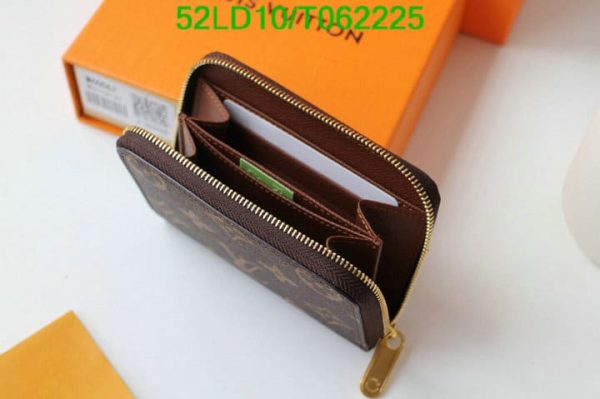 Louis Vuitton 1:1 Mirror Replica Damier Ebene Canvas Zippy Coin Purse T062225724683