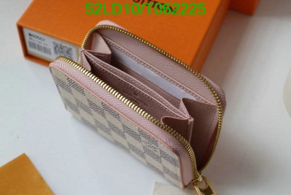 Louis Vuitton 1:1 Mirror Replica Damier Ebene Canvas Zippy Coin Purse T062225724683