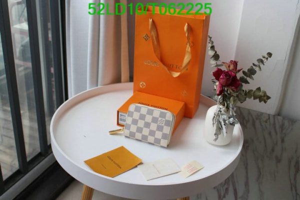 Louis Vuitton 1:1 Mirror Replica Damier Ebene Canvas Zippy Coin Purse T062225724683