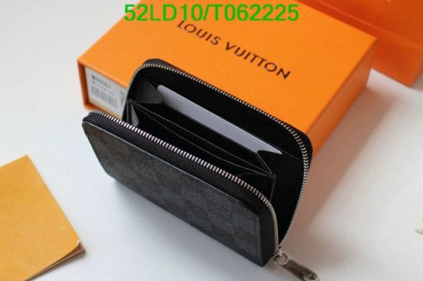 Louis Vuitton 1:1 Mirror Replica Damier Ebene Canvas Zippy Coin Purse T062225724683