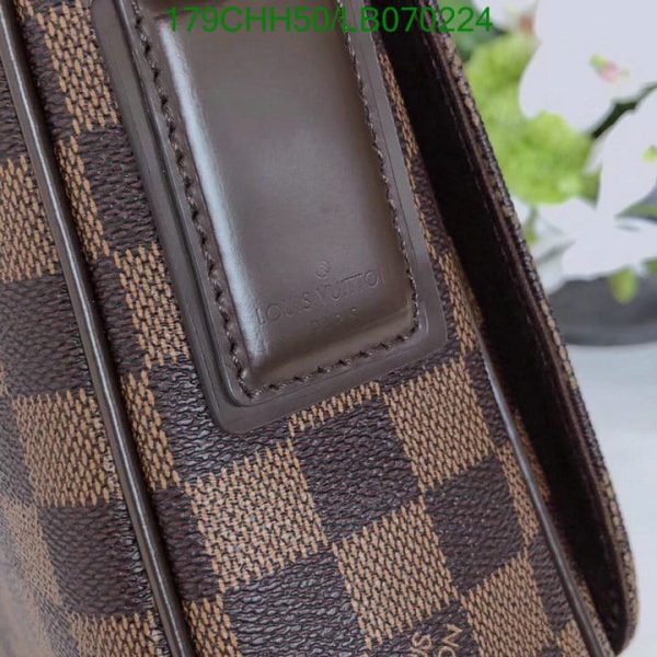 Louis Vuitton 1:1 Mirror Replica Damier Ebene Musette Tango Shoulder Bag LB07022412369