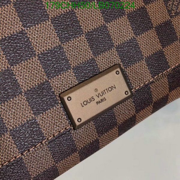 Louis Vuitton 1:1 Mirror Replica Damier Ebene Musette Tango Shoulder Bag LB07022412369