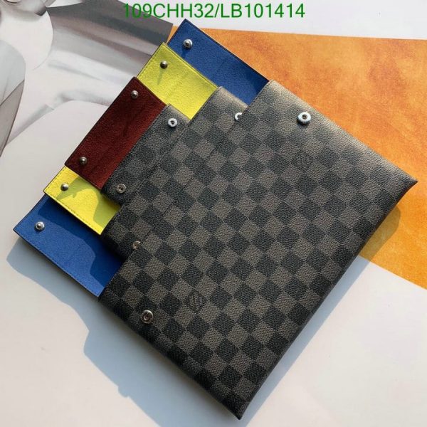 Louis Vuitton 1:1 Mirror Replica Damier Graphite Canvas Alpha GM Pochette LB10141451234