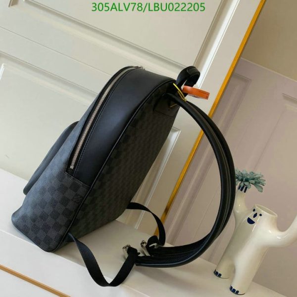 Louis Vuitton 1:1 Mirror Replica Damier Graphite Josh Backpack – Black LBU0222051926