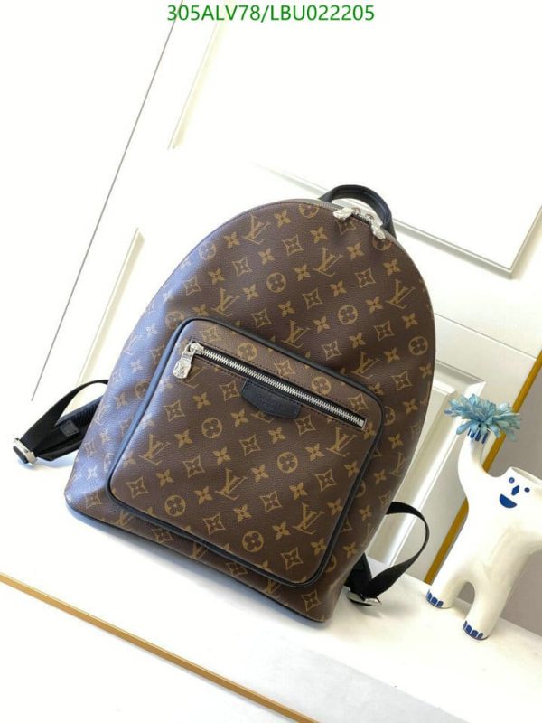 Louis Vuitton 1:1 Mirror Replica Damier Graphite Josh Backpack – Black LBU0222051926