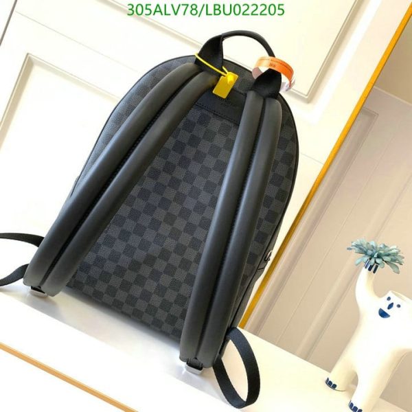 Louis Vuitton 1:1 Mirror Replica Damier Graphite Josh Backpack – Black LBU0222051926