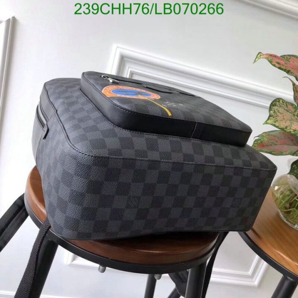 Louis Vuitton 1:1 Mirror Replica Damier Graphite Josh Backpack LB07026612589