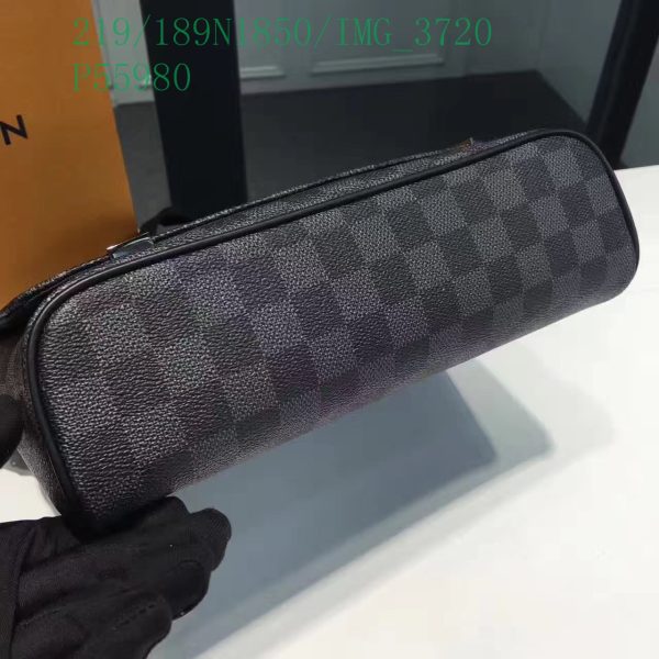 Louis Vuitton 1:1 Mirror Replica Damier Graphite League District Messenger PM LB11308431278