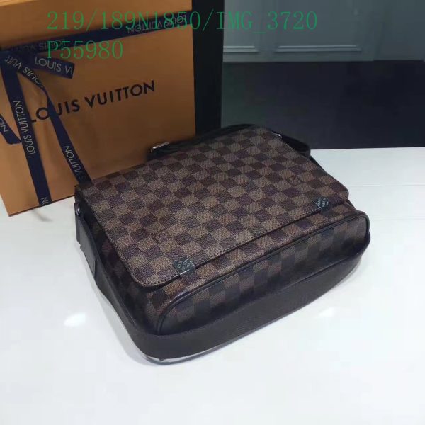 Louis Vuitton 1:1 Mirror Replica Damier Graphite League District Messenger PM LB11308431278