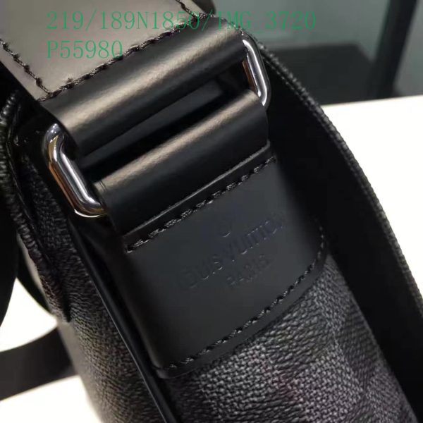 Louis Vuitton 1:1 Mirror Replica Damier Graphite League District Messenger PM LB11308431278