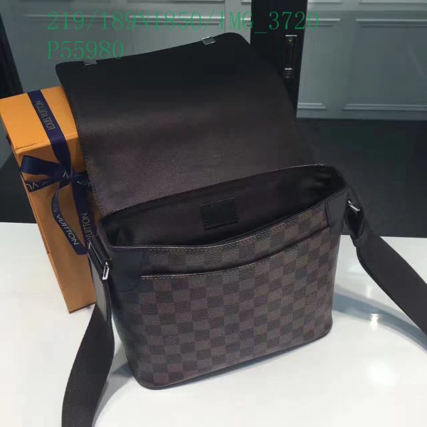 Louis Vuitton 1:1 Mirror Replica Damier Graphite League District Messenger PM LB11308431278