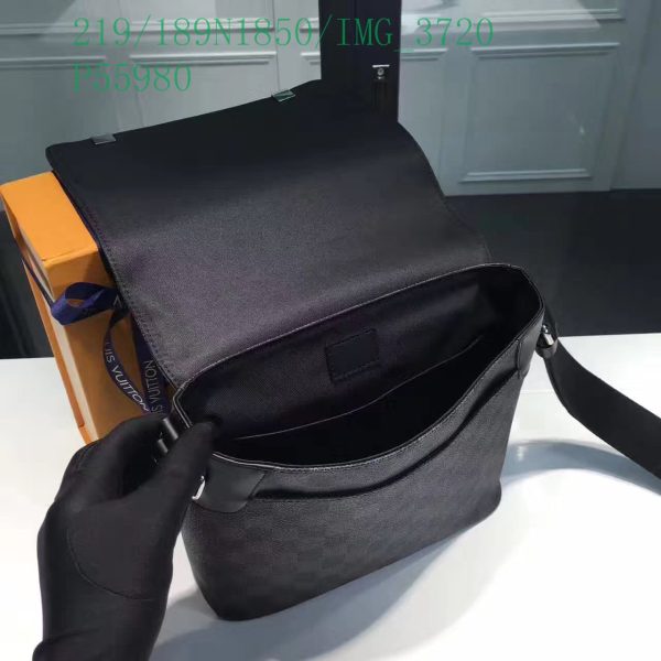 Louis Vuitton 1:1 Mirror Replica Damier Graphite League District Messenger PM LB11308431278