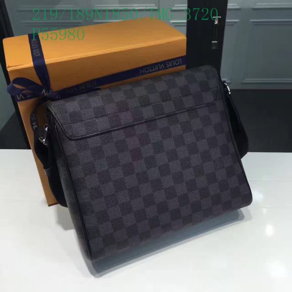 Louis Vuitton 1:1 Mirror Replica Damier Graphite League District Messenger PM LB11308431278