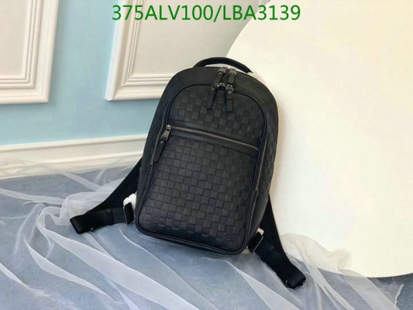 Louis Vuitton 1:1 Mirror Replica Damier Graphite Michael Backpack LBA3139124589