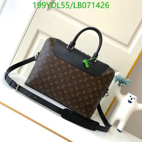 Louis Vuitton 1:1 Mirror Replica Damier Graphite Porte-Documents Jour NM Bag LB07142641234